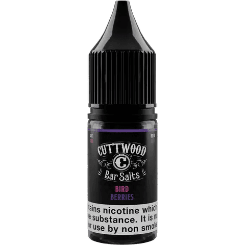 Cuttwood Bar Salts 10ml Nic Salt Bird Berries Disposable Juice Bottle On Clear Background