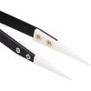 diy ceramic tweezers straight style on white background