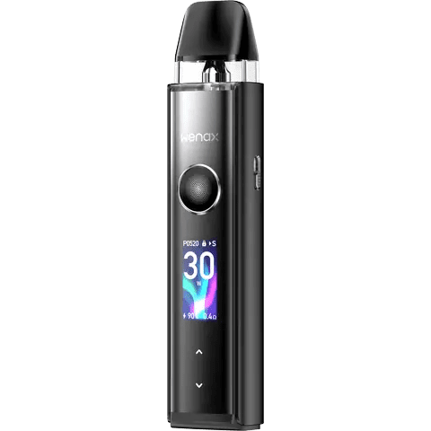 geekvape wenax q pro pod vape kit black on clear background