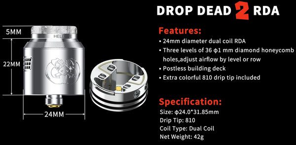 Hellvape Drop Dead 2 RDA image