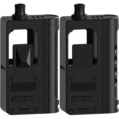 Thunderhead Creations Blaze Aio Boro Mod Black with the 2 button on it