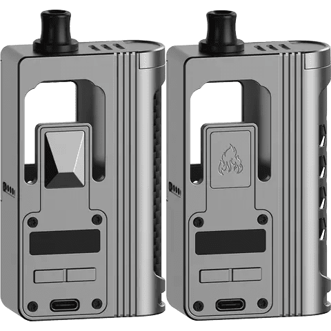 Thunderhead Creations Blaze Aio Boro Mod Gunmetal with the 2 button on it