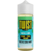 twist 100ml arctic cool mint vape juice bottle on a clear background