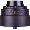 vaperz cloud asgard XL RDA black colour with beauty ring on clear background