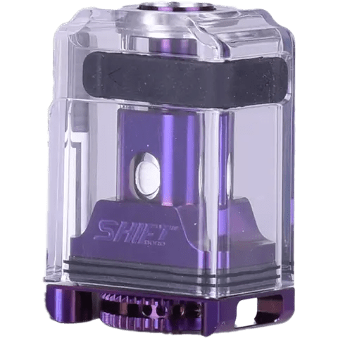 vaperz cloud shift v1.5 boro tank purple on clear background