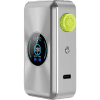 vapoesso gen max box mod colour artic silver on clear background