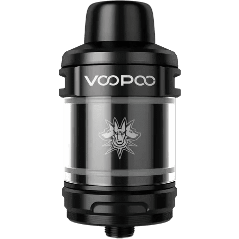 voopoo uforce x subohm tank 2ml on colour black on a clear background