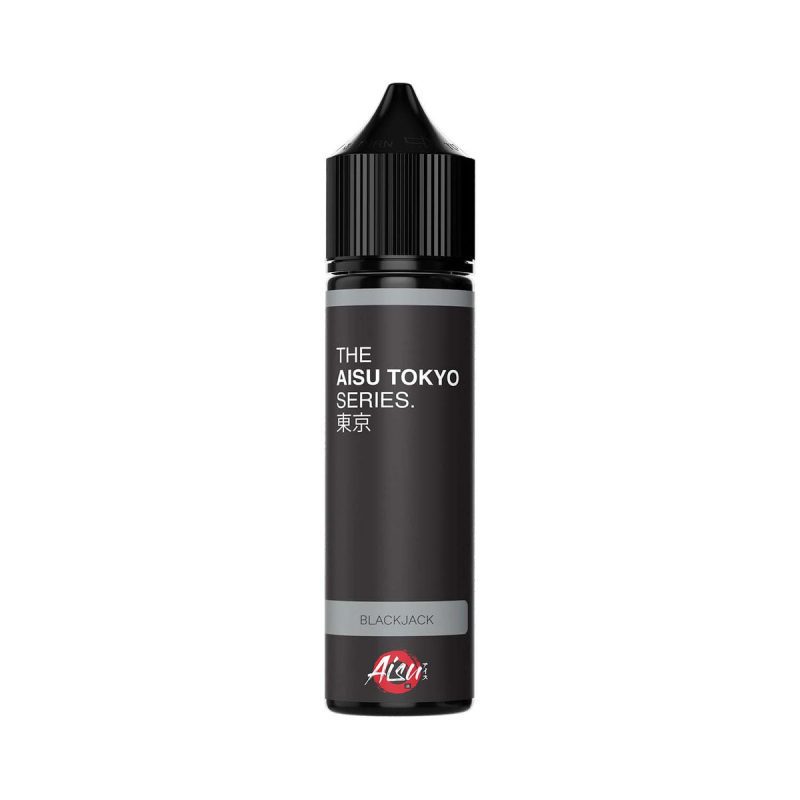 Aisu Tokyo Series 50ml Shortfill E-Liquid Blackjack On White Background