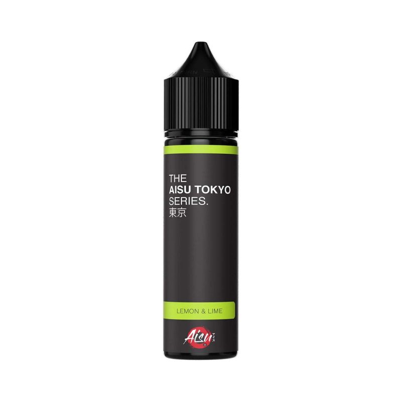 Aisu Tokyo Series 50ml Shortfill E-Liquid Lemon & Lime On White Background