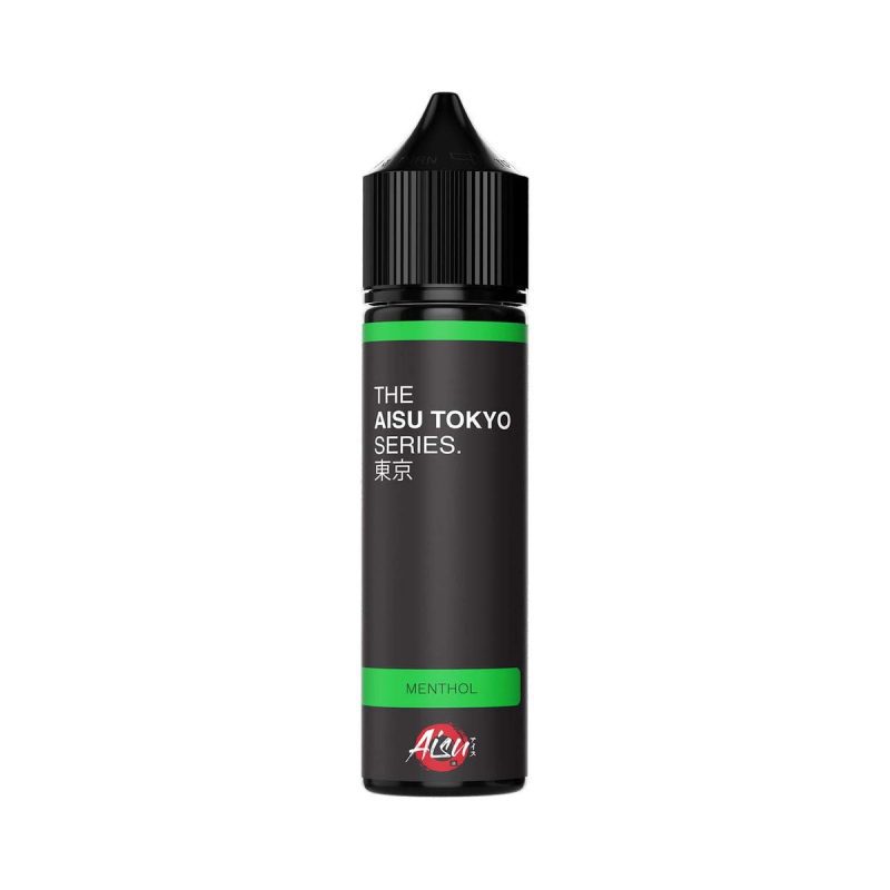 Aisu Tokyo Series 50ml Shortfill E-Liquid Menthol On White Background