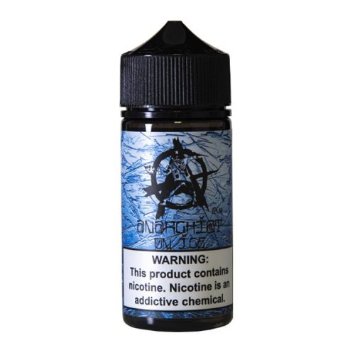 Anarchist On Ice 100ml Shortfill E-Liquids Blue on Ice On White Background