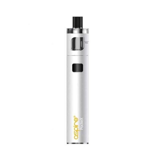 Aspire PockeX Starter Kit White On White Background