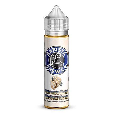 Barista Brew Co Shortfill E-Liquids Cinnamon Glazed Blueberry Scone On White Background