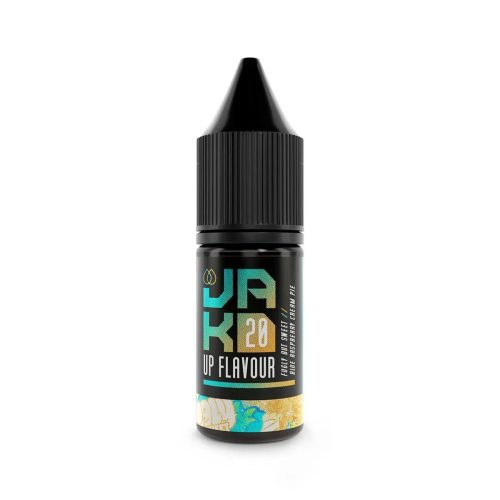 blue raspberry cream pie fugly jakd 10ml nic salt on white background