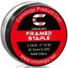 Coilology Prebuilt Performance Coils | Framed Staple 2-26/4-1*.4/36 0.20ohm ni80 3mm ID On White Background