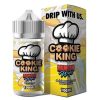 Cookie King 100ml Shortfill E-Liquids Lemon Wafer On White Background