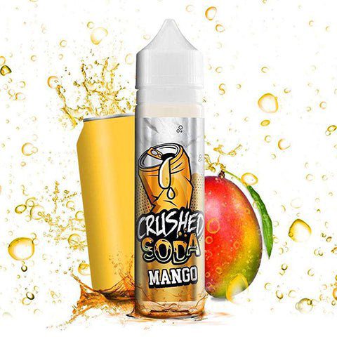 Crushed Soda E-Liquids Shortfill Mango Soda On White Background