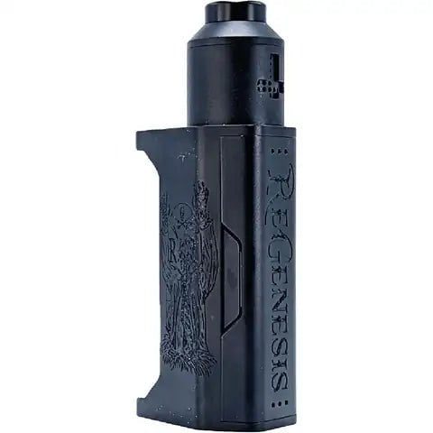 Deathwish Modz ReGenesis Mech & RDA Kit Murdered Out On White Background