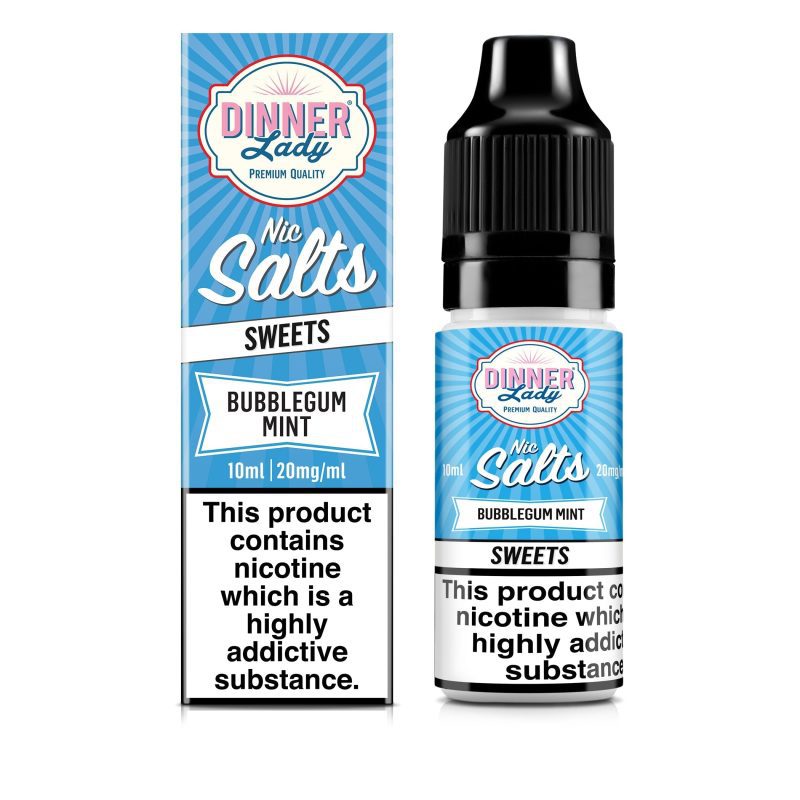 dinner lady bar salt e liquids bubble mint 20mg 35539886145691