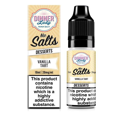 dinner lady bar salt e liquids vanilla tart 20mg 35539885523099