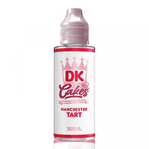 Donut King Cakes 100ml Shortfill E-Liquid Manchester Tart On White Background