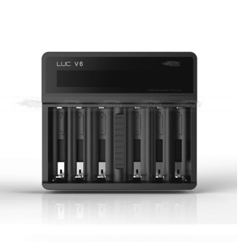 efest luc v6 six bay smart battery charger 6254652096558