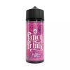 Fancy Fruits 100ml Shortfill E-Liquids Purple Moreto Grape with Aloe Vera On White Background