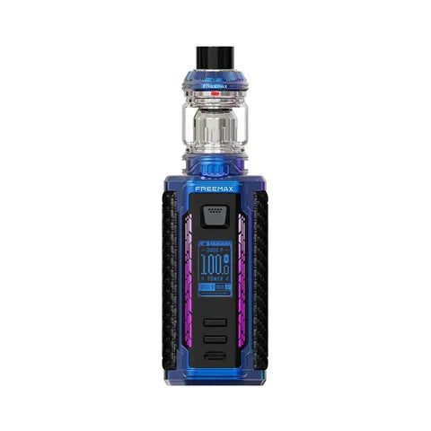 freemax maxus vape kit blue on white background