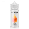 Fruit Drop 100ml Shortfill E-Liquid Peach Apricot On White Background