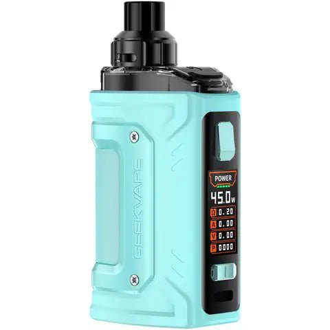 GeekVape H45 Classic Aegis Hero 2 Pod Kit Aqua On White Background