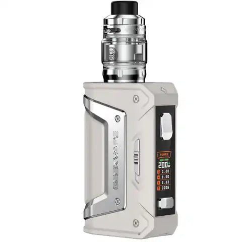 GeekVape L200 Classic 200W Kit Volcanic Grey On White Background