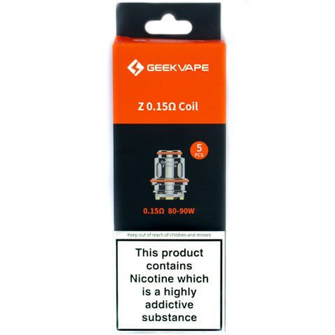 GeekVape Z Series Mesh Coils Z0.15 Coil On White Background