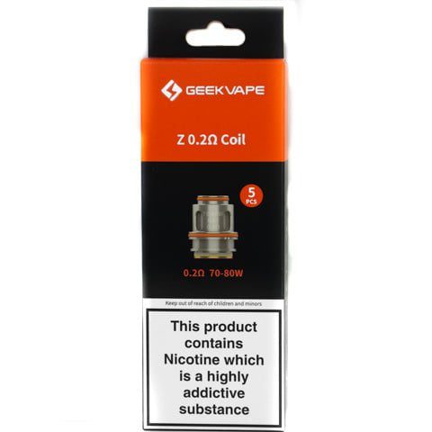 GeekVape Z Series Mesh Coils Z0.2 Coil On White Background