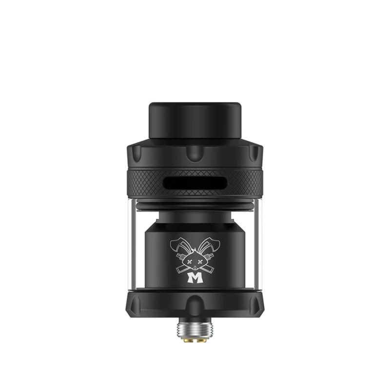 Hellvape Dead Rabbit M RTA Matte Black On White Background