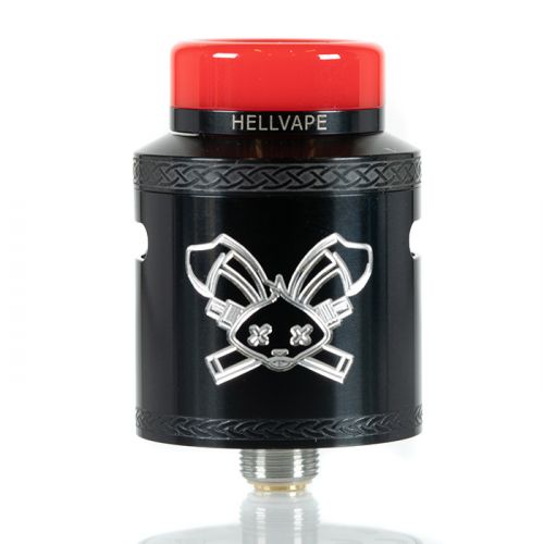 Hellvape Dead Rabbit V2 RDA Black On White Background