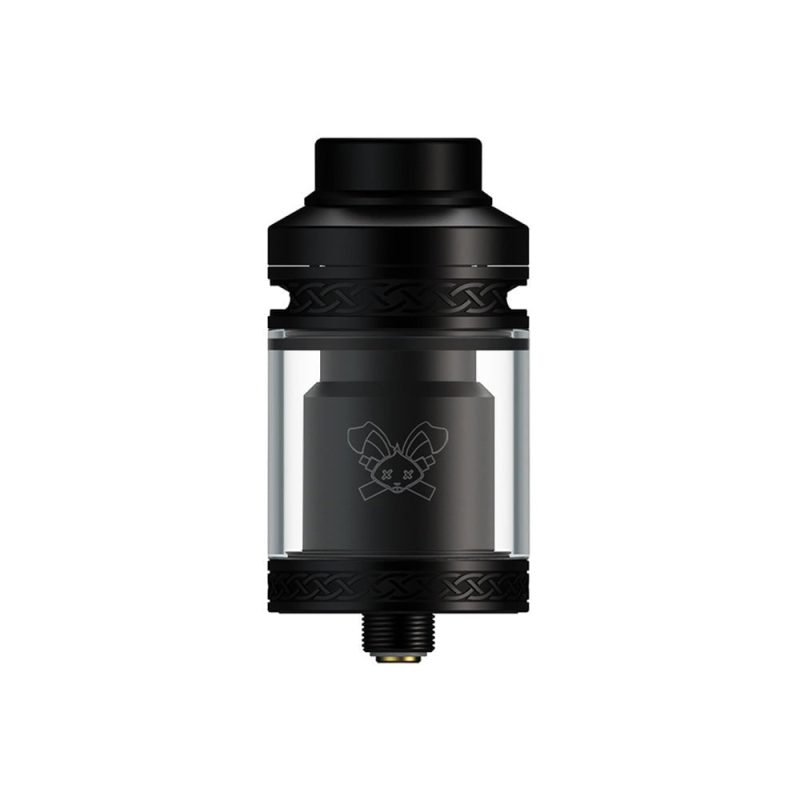 Hellvape Dead Rabbit V2 RTA Matte Black On White Background