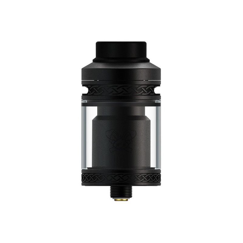 Hellvape Dead Rabbit V2 RTA Matte Full Black On White Background