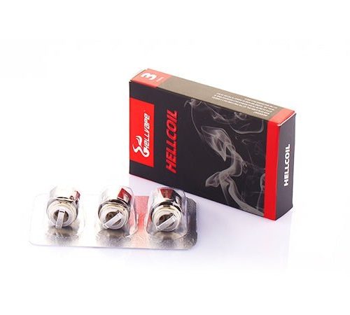 Hellvape FAT RABBIT Replacement Coils H7-02 0.2ohm Mesh (5 Pack) On White Background