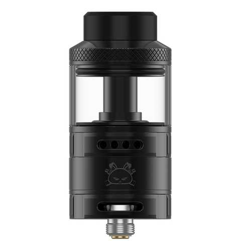 Hellvape Fat Rabbit Solo RTA Matte Full Black On White Background