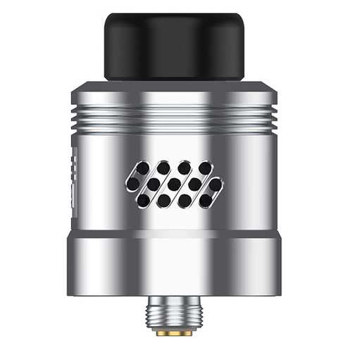 Hellvape SERI RDA Stainless Steel On White Background