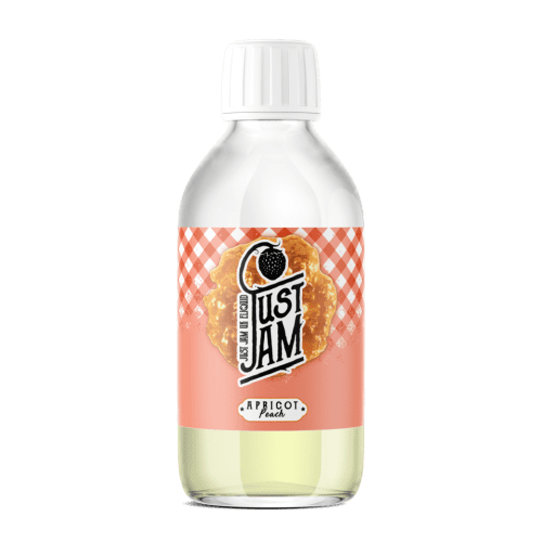 Just Jam 200ml Shortfill E-Liquids On White Background