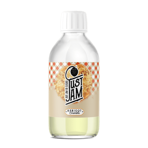 Just Jam 200ml Shortfill E-Liquids On White Background