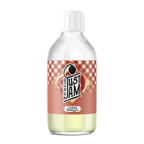 Just Jam 200ml Shortfill E-Liquids Toast On White Background