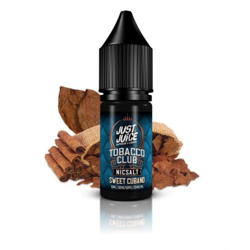 Just Juice Tobacco Club Nic Salts 5mg / Sweet Cubano On White Background