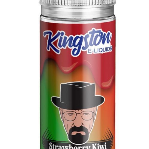 Kingston Zingberry 100ml Shortfill E-Liquids Strawberry Kiwi 70/30 On White Background