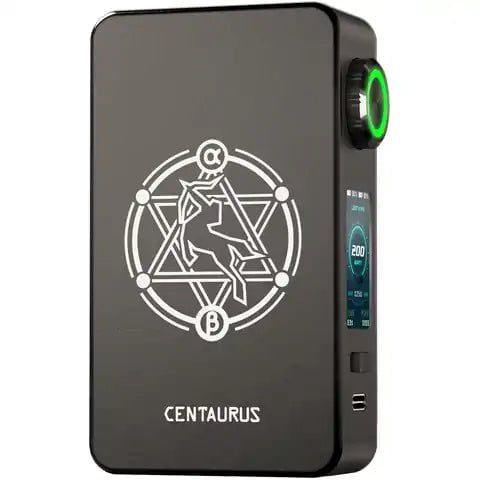 Lost Vape Centaurus M200 Box Mod Gunmetal Grey On White Background