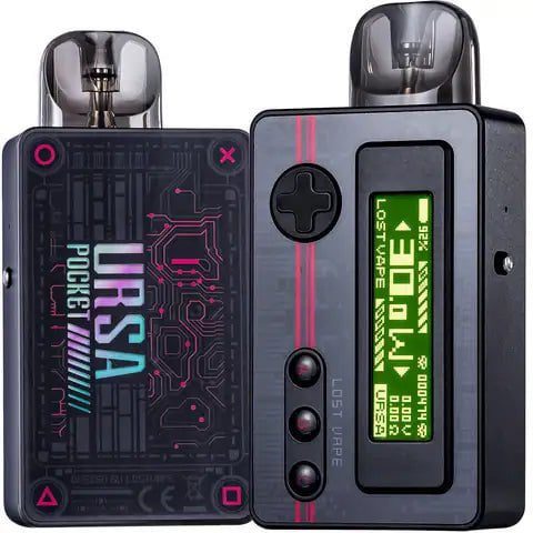 Lost Vape Ursa Pocket Pod Kit Dark Knight On White Background