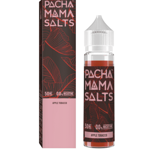 Pachamama By Charlies Chalk Dust 50ml Shortfill Juice Range (NEW FLAVOURS) Apple Tobacco On White Background