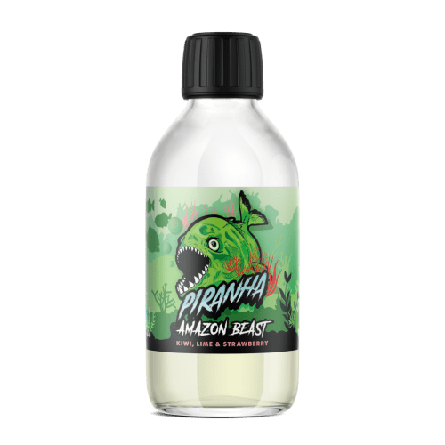 Piranha E-Liquids 200ml Shortfill Amazon Beast On White Background