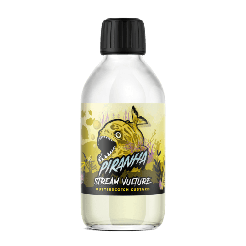 Piranha E-Liquids 200ml Shortfill Stream Vulture On White Background